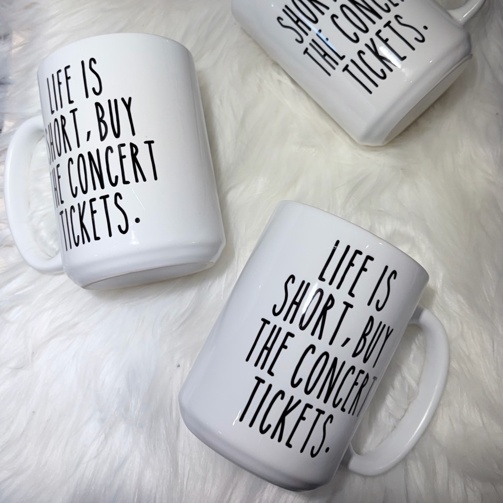 Inspirational White Quote Mug